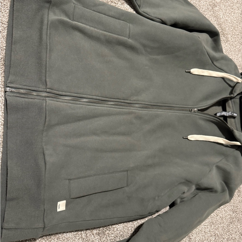 Vuori Sage Green Restore Zip-Up Hoodie - Picture 7 of 8